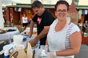 Animado concurso de repostería en el Caserío de Gando (Foto TA)
